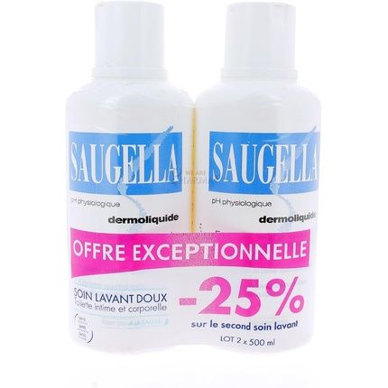 Saugella Dermoliquid 500Ml - Pack Of 2