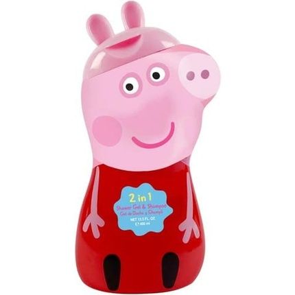 Peppa Pig 2-In-1 Vegan Shower Gel & Shampoo For Kids & Adults 90% Natural