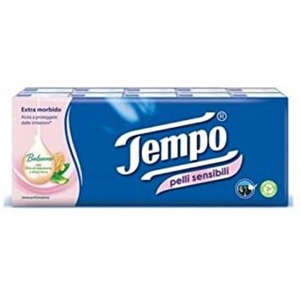 Tempo Tissues For Sensitive Skin 9 Tissues