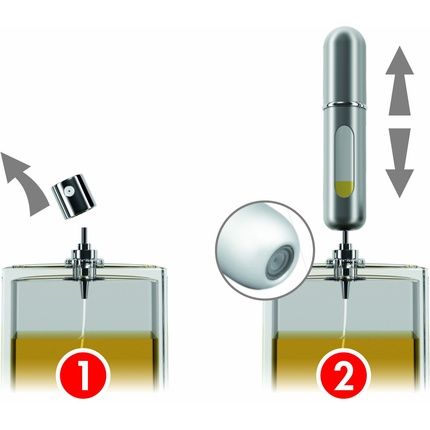 Travalo Excel Perfume Atomizer 5Ml Black Refillable - Image 3