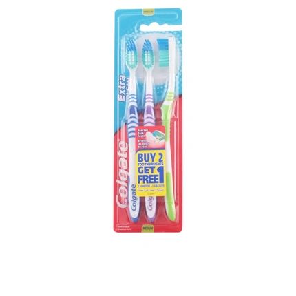 Colgate Extra Clean Medium Toothbrush Triple Pack 3 Units