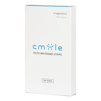 Cmiile High-Quality Pap Teeth Whitening Strips 28 Strips For Teeth Whitening And Bleaching - 14 Treatments, Peroxide-Free, Gentle On Tooth Enamel