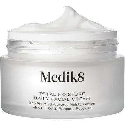Medik8 Total Moisture Daily Facial Cream Hyaluronic Acid Moisturiser 50Ml
