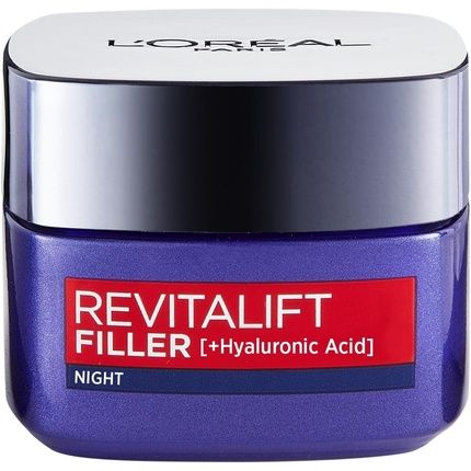 L'Oreal Revitalift Filler Hyaluronic Acid Anti-Ageing Night Cream 50Ml