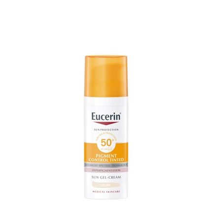 Eucerin Protective Tinting Gel Face Cream Spf 50 Pigment Control Tinted 50 Ml