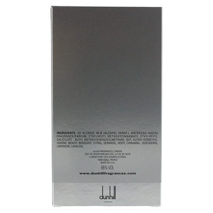 Dunhill Desire Silver Man Eau De Toilette Spray 100Ml - Image 3