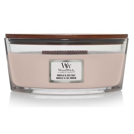 Woodwick Scented Candle Ship Vanilla & Sea Salt 4536 G