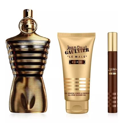 Jean Paul Gaultier Le Male Elixir Eau De Parfum 125Ml Eau De Parfum 10Ml Shower Gel 75Ml