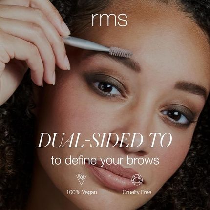 Rms Beauty Back2Brow Brush All-In-One Double-Sided Eyebrow Tool With Spoolie And Brush For Defining Eyebrows Cruelty-Free 11.3G - Image 3