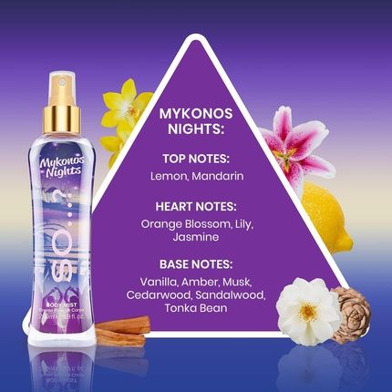 So...? Summer Escapes Women'S Mykonos Nights Body Mist Fragrance Spray 200Ml