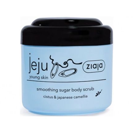 Ziaja Smoothing Sugar Body Scrub With Black Grains 200 Ml