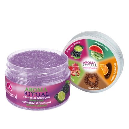 Dermacol Aroma Ritual Antistress Body Peeling Grapes With Lime 200 G