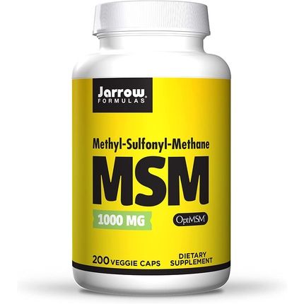 Jarrow Formulas Msm Methyl-Sulfonyl-Methane Sulfur 1000Mg 200 Vcaps