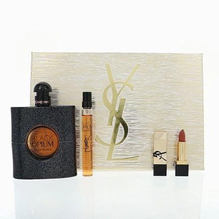Yves Saint Laurent Black Opium 3 Eau De Parfum Spray Gift Set For Women