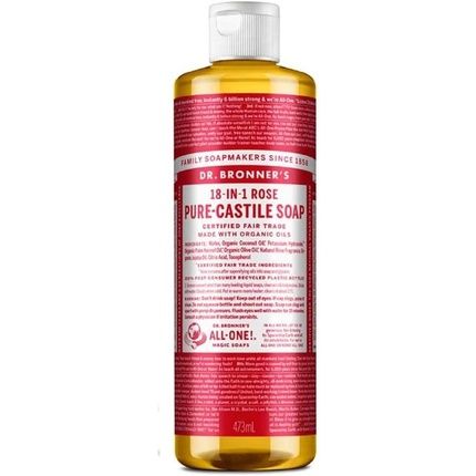 Dr Bronner Rose All-One Magic Soap 475Ml