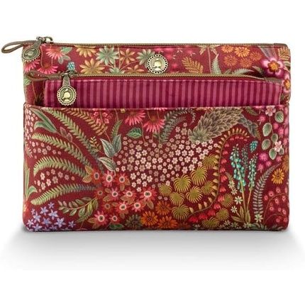 Pip Studio Caryn Cosmetic Bag Combi Querida Red