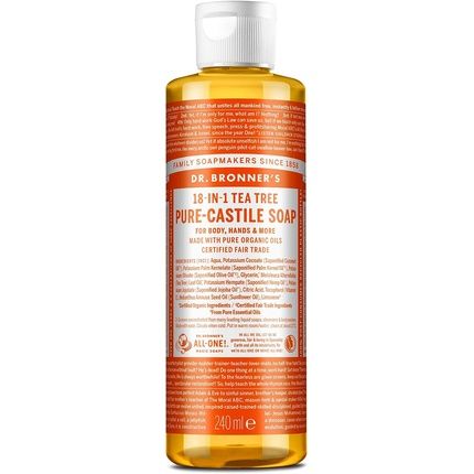 Dr. Bronner'S Tea Tree Liquid Soap 240Ml