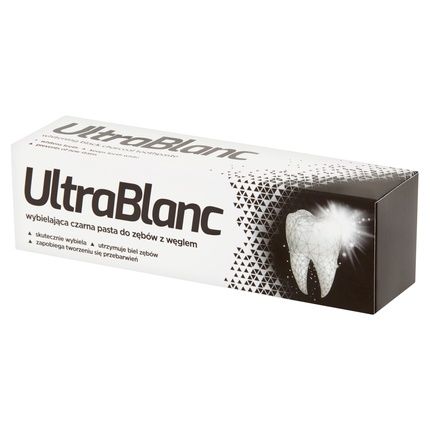 Ultrablanc Whitening Black Toothpaste With Activated Charcoal 75Ml
