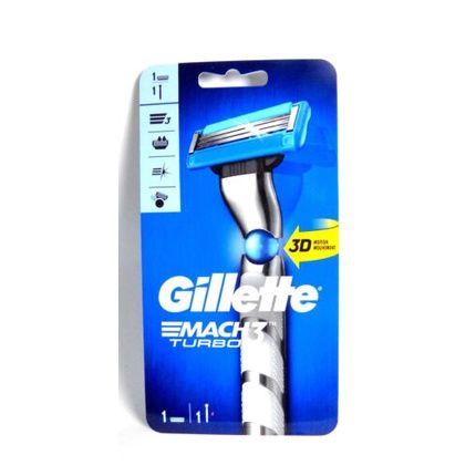 Gillette Mach 3 Turbo Shaver - Wet Shaver - Image 3