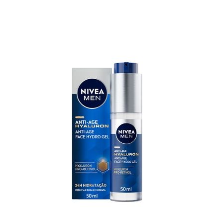 Nivea Men Antiage Hyaluron Gel Facial Moisturizer 50Ml