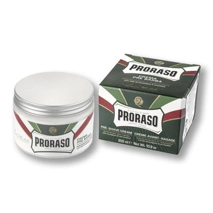Proraso Professional Preshave Cream With Eucalyptus And Menthol 300Ml Refreshing And Toning