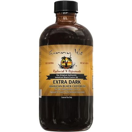 Sunny Isle Jamaican Black Extra Dark Castor Oil 8Oz