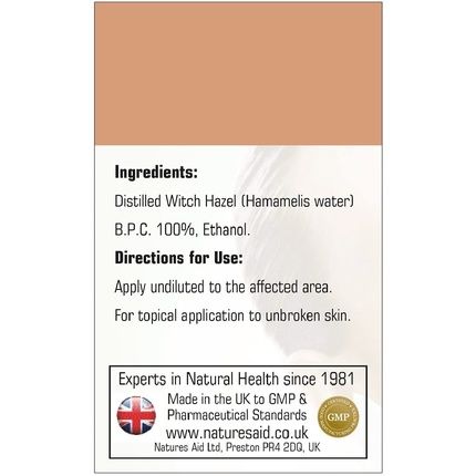 Natures Aid Witch Hazel 150Ml