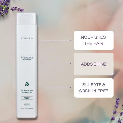 L'Anza Healing Nourish Stimulating Shampoo 300Ml - Image 3