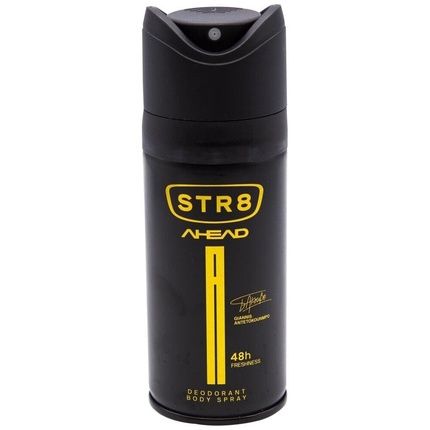 Str8 Men Ahead Deodorant Body Spray 48H Freshness 150Ml - Pack Of 4