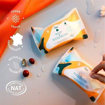 My Lubie Natural Soothing Intimate Wipes - Cranberry, Orange Blossom And Aloe Vera 14 Wipes - Image 3