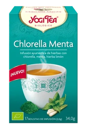 Yogi Tea Chlorella Mint Organic 17 Tea Bags