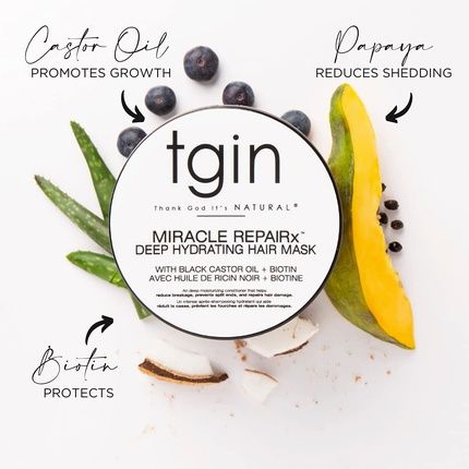 Tgin Miracle Repairx Deep Hydrating Hair Mask For Damaged And Dry Hair - Image 3