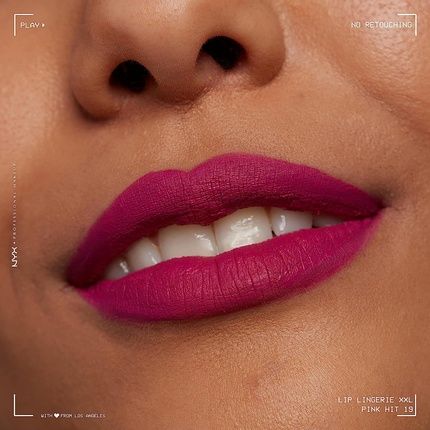 Nyx Professional Makeup Lip Lingerie Xxl Matte Liquid Lipstick Pink Hit 0.13 Fl Oz - Image 3