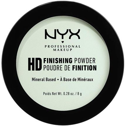 Nyx Professional Makeup High Definition Finishing Powder Pressed Powder Skin Perfecting Matte Finish Oil Absorbing Vegan Formula Shade Mint Green 03