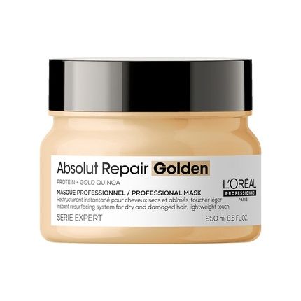 L'Oreal Professionnel Serie Expert Absolut Repair Golden Mask 250Ml - Regenerating Mask For Damaged Hair