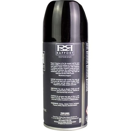 Rapport Notorious Body Spray 150Ml
