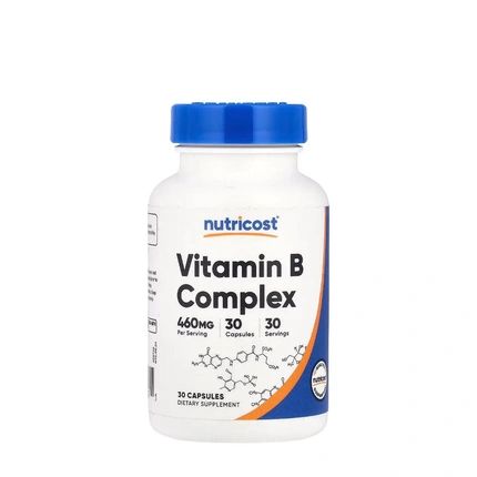 Nutricost Vitamin B Complex 30 Capsules