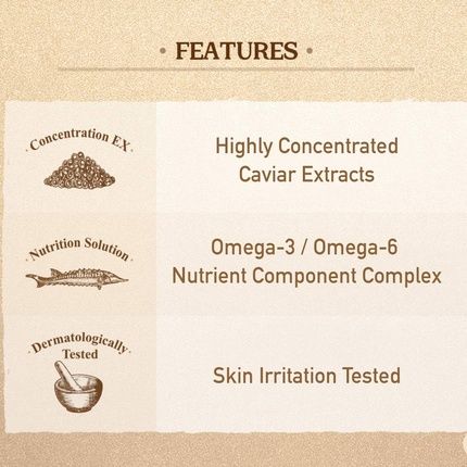 Skinfood Gold Caviar Ex Cream 50Ml - Concentrated Caviar And Gold Nourishing Cream For Dry, Sagging, And Aging Skin - Best Illuminating Moisturizers - Wrinkle And Pimple Reducer - Image 3