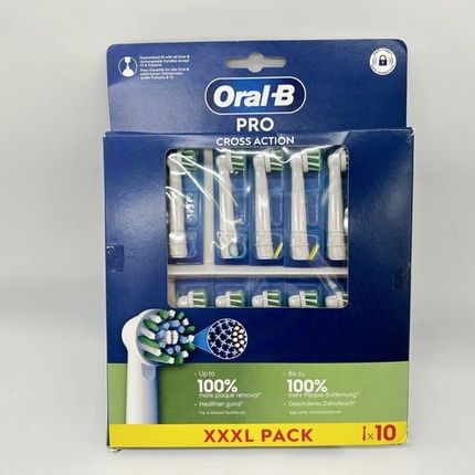 Oralb Pro Cross Action Replacement Heads Pack Of 10