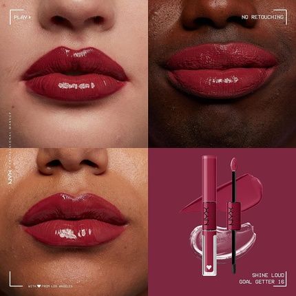 Nyx Professional Makeup High Pigment Long Lasting Lip Gloss 16 Goal Getter - Image 3