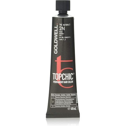 Goldwell Topchic Hair Color Black 2N 60Ml