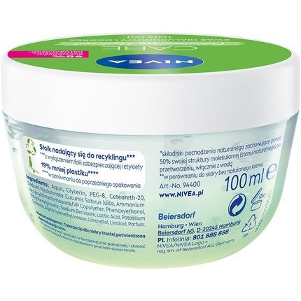 Nivea Gel Face Cream 100Ml
