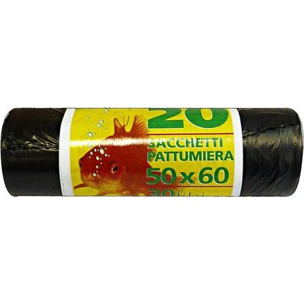Sacchi 50X60 Black 20 Pz.Perpan Plast - Pack Of 20