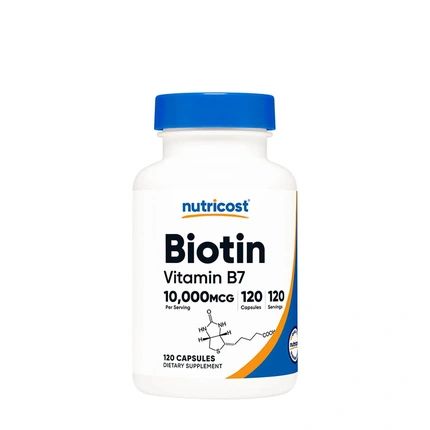 Nutricost Biotin Supplement 120 Capsules