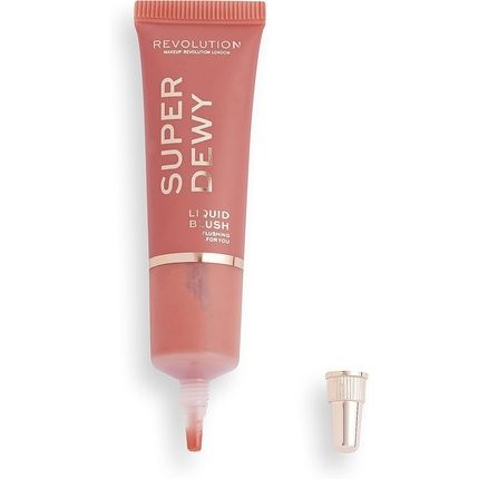 Makeup Revolution Superdewy Liquid Blusher Highly Pigmented Buildable Formula Flushing For You 15Ml