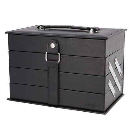 Zmile Cosmetics Beauty Case Black Vegan Cosmetic Case - Image 3