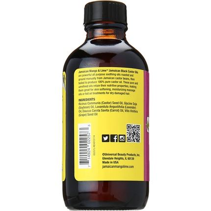Jamaican Mango & Lime Black Castor Oil Lavender 4Oz