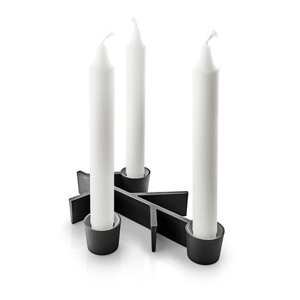 Eva Solo Twig Candlestick Black 20 Cm