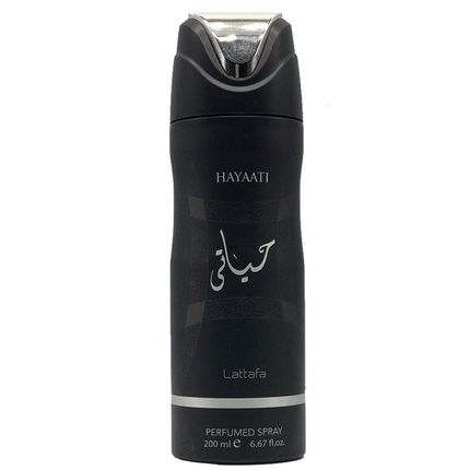 Lattafa Hayaati Perfumed Deodorant Spray For Unisex 6.67 Ounce 200Ml