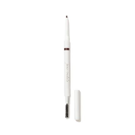 Jane Iredale Purebrow Precision Pencil Retractable Ultra-Fine Pencil With Spoolie Defines Fills Gaps And Fluffs Water-Resistant Smudge-Proof Formula Dark Brown